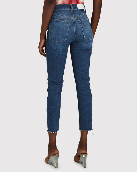 RE/DONE 90s High-Rise Ankle Crop Jeans