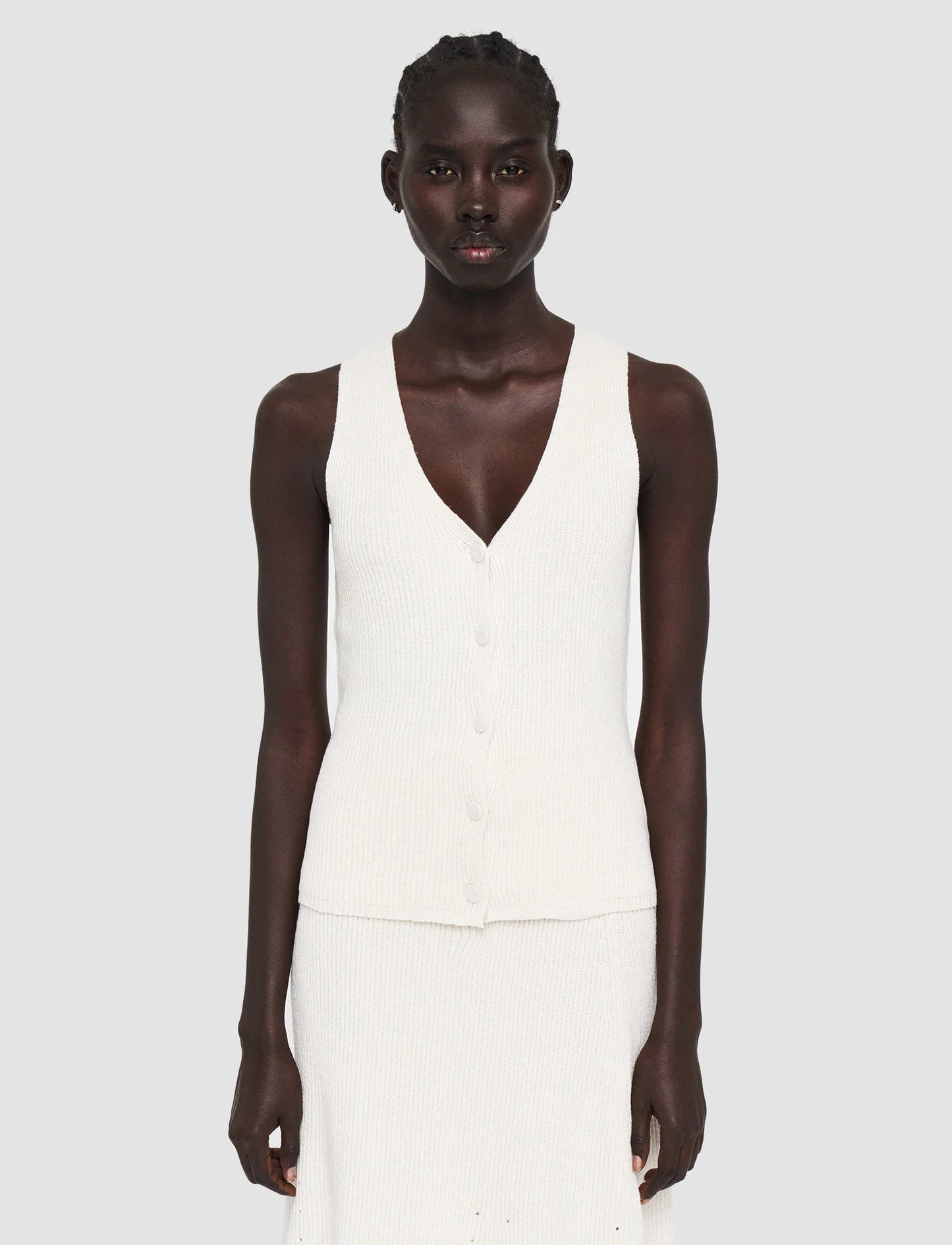 Joseph Linen Cotton Knitted Vest
