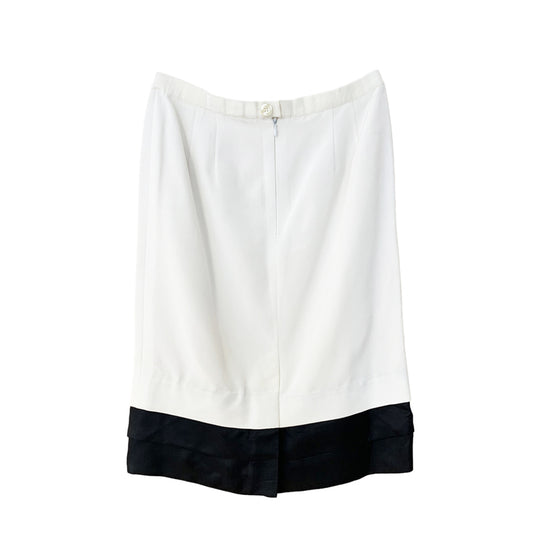 Vintage Karl Lagerfeld White Skirt