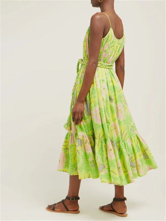 Rhode Botanical Print Cotton Dress