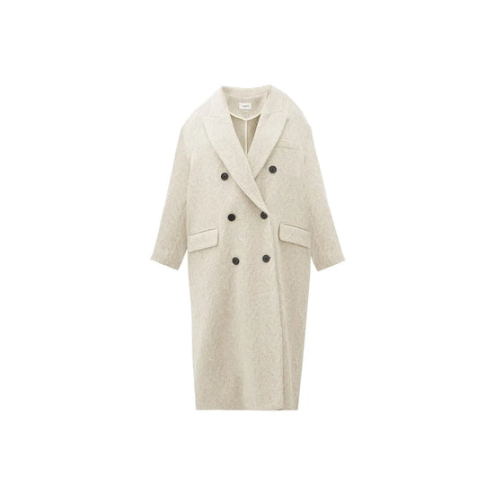 Isabel Marant Etoile Wool-Blend Herringbone Coat