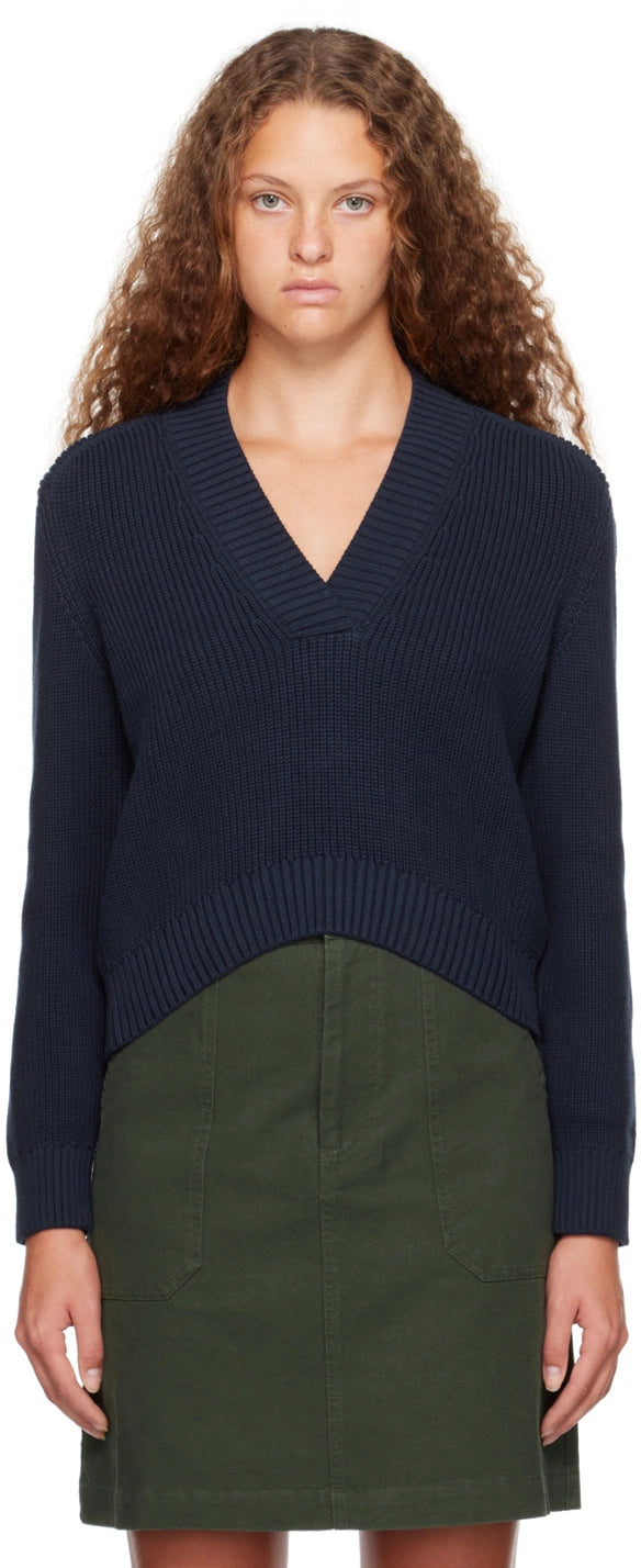 A.P.C. Navy Harmony Sweater