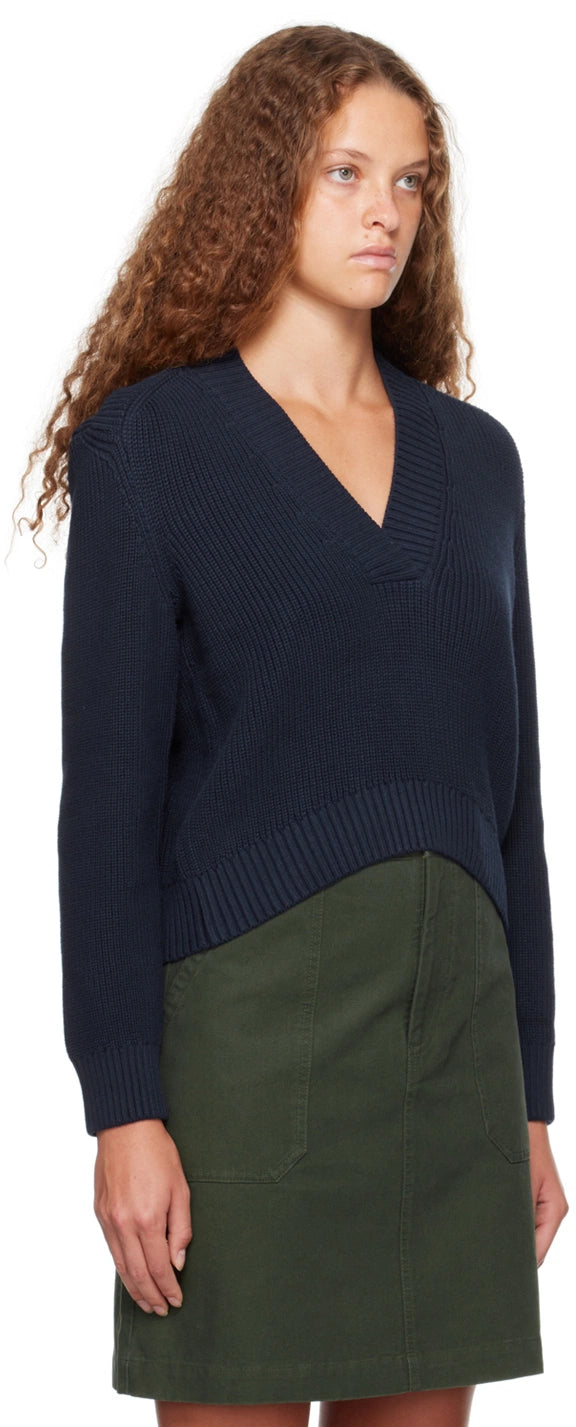 A.P.C. Navy Harmony Sweater