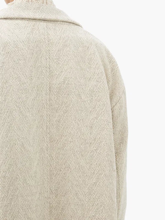 Isabel Marant Etoile Wool-Blend Herringbone Coat