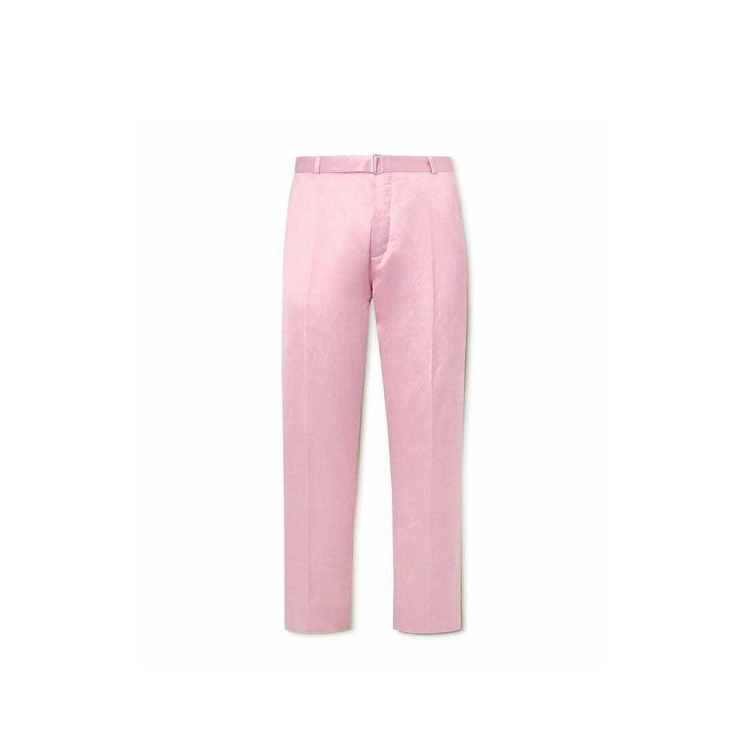 Officine Générale Pink Satin Trousers