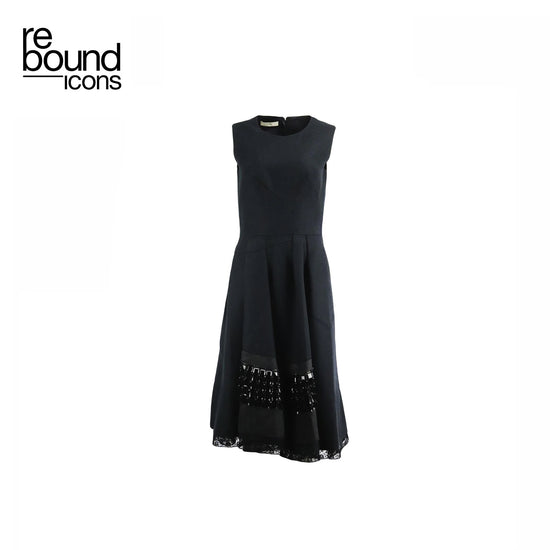 Vintage Prada Embellished Wool Dress