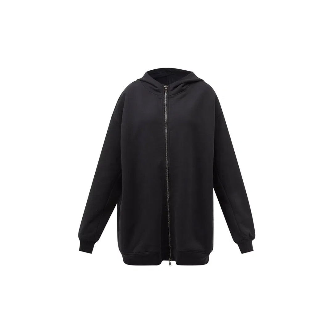 Raey Zip-Up Hooded Sweatshirt