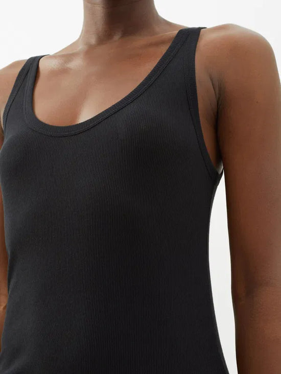 Raey Black Ribbed Tank -NWT