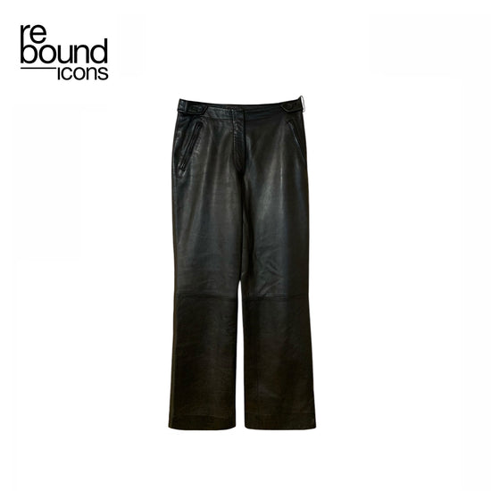 Vintage Gucci (Tom Ford Era) Brown Leather Trousers