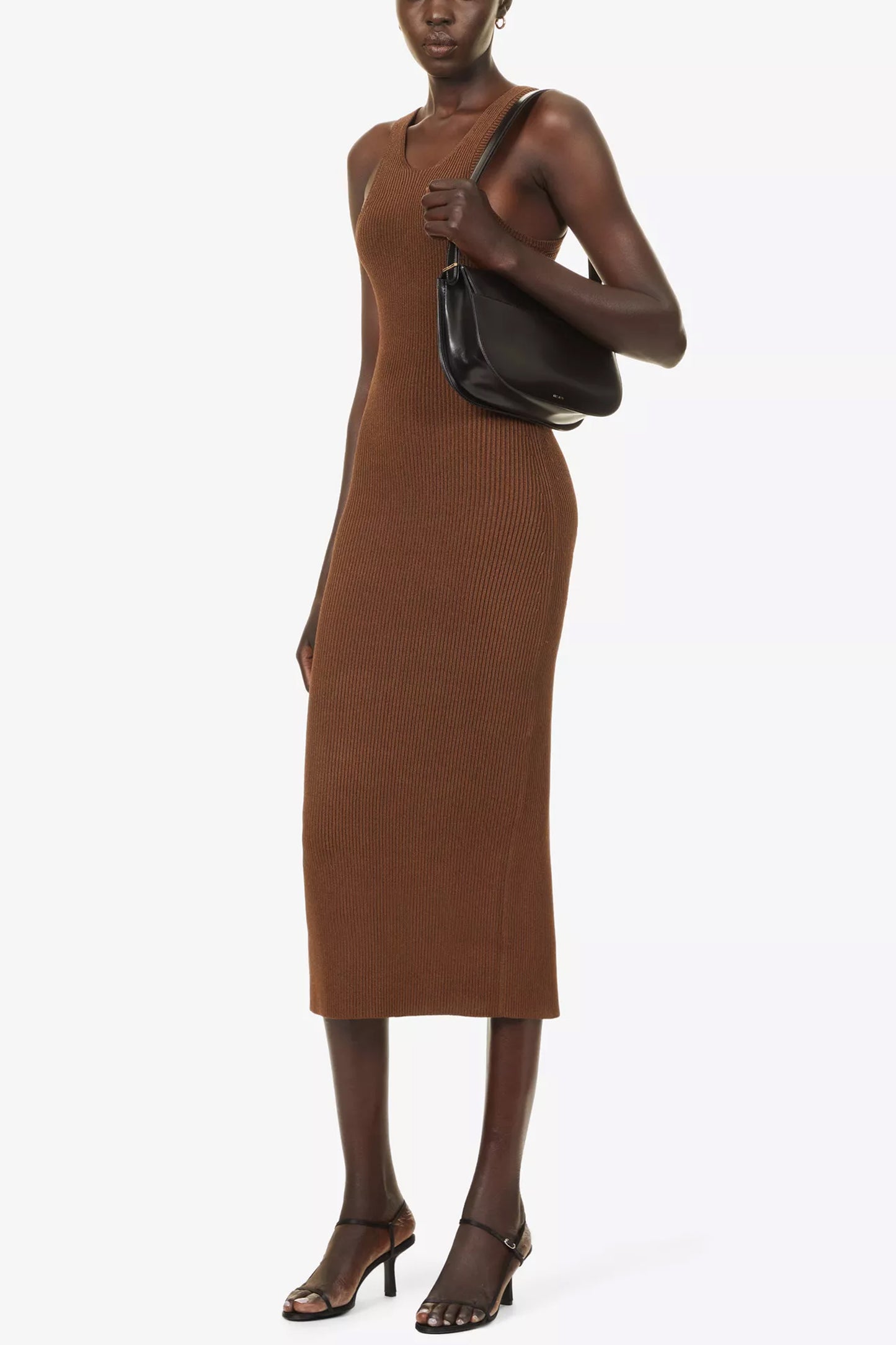 Toteme Chocolate Ribbed Dress