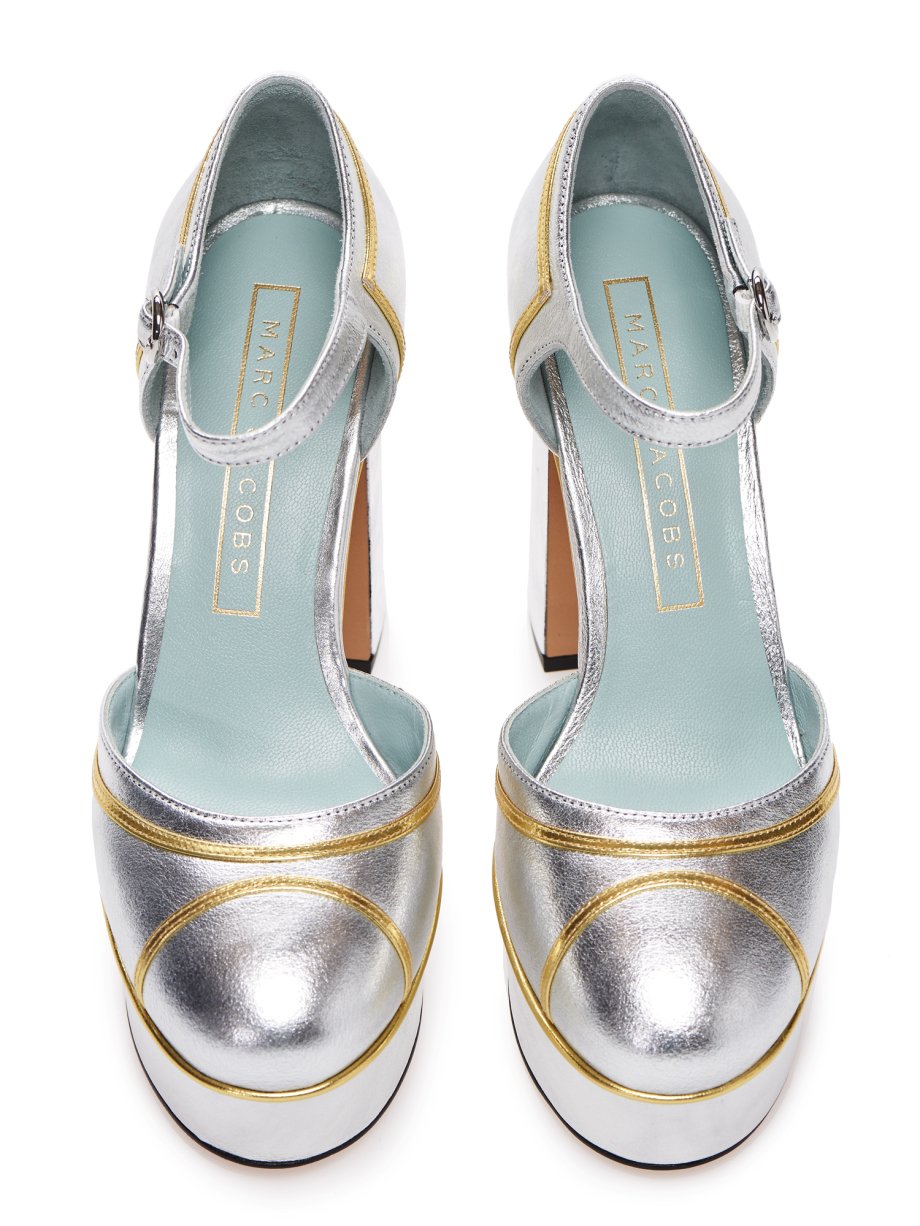 Marc Jacobs Silver Platforms