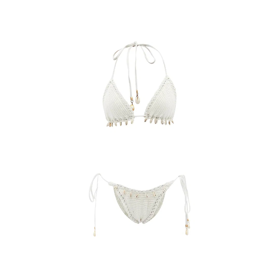 Zimmerman Crochet and Shell Bikini - nwt