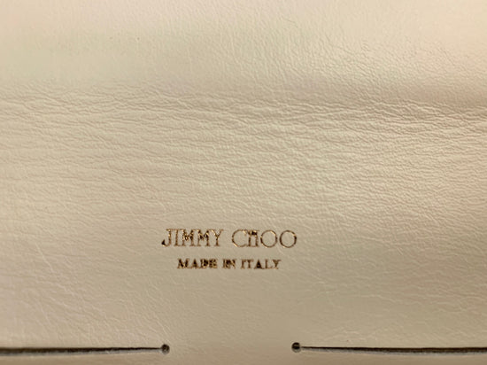 Jimmy Choo Patent White Leather Clutch bag