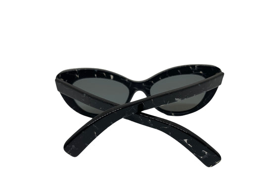 Cutler & Gross Black Cat Eyed Sunglasses