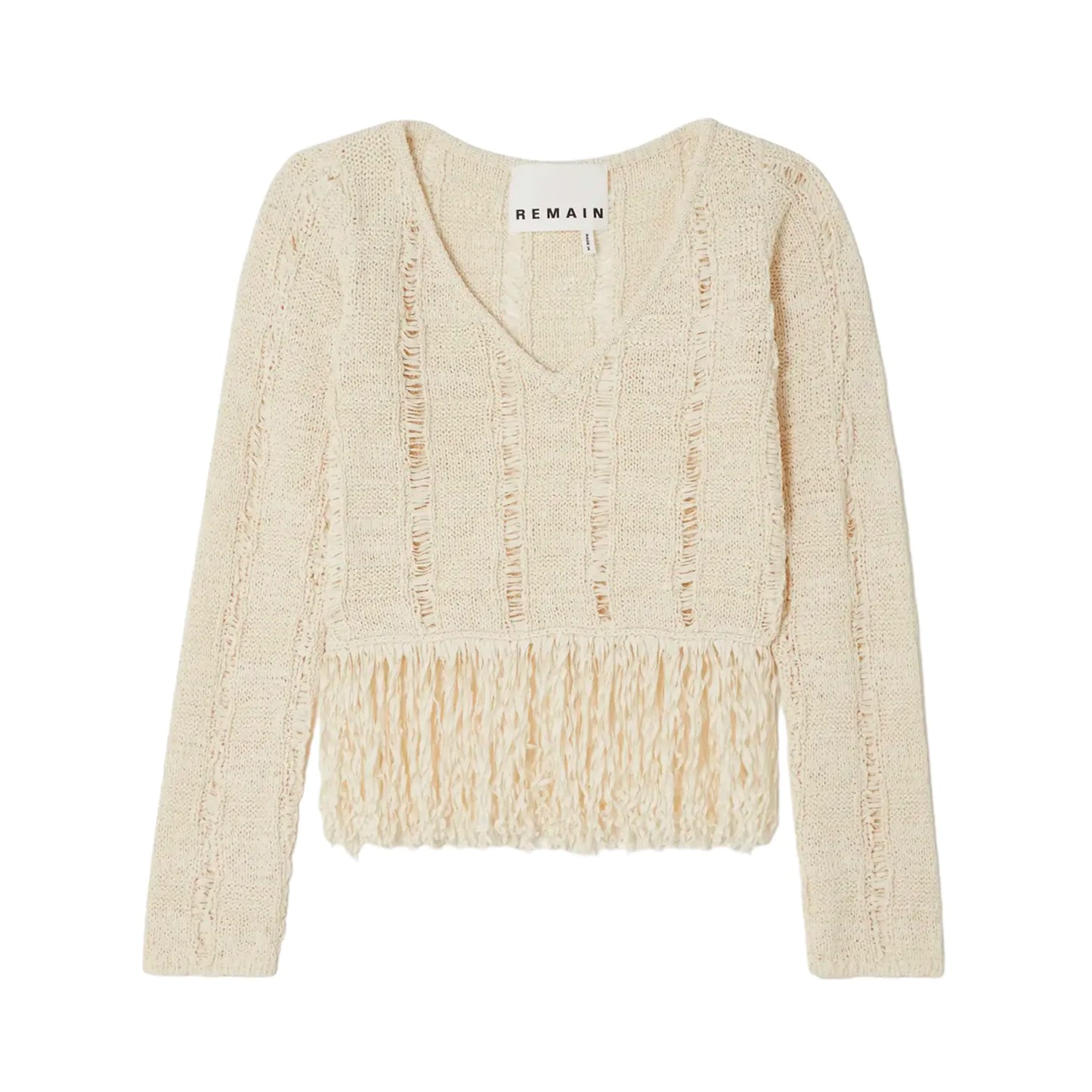 Remain Crochet Fringed Top - NWT