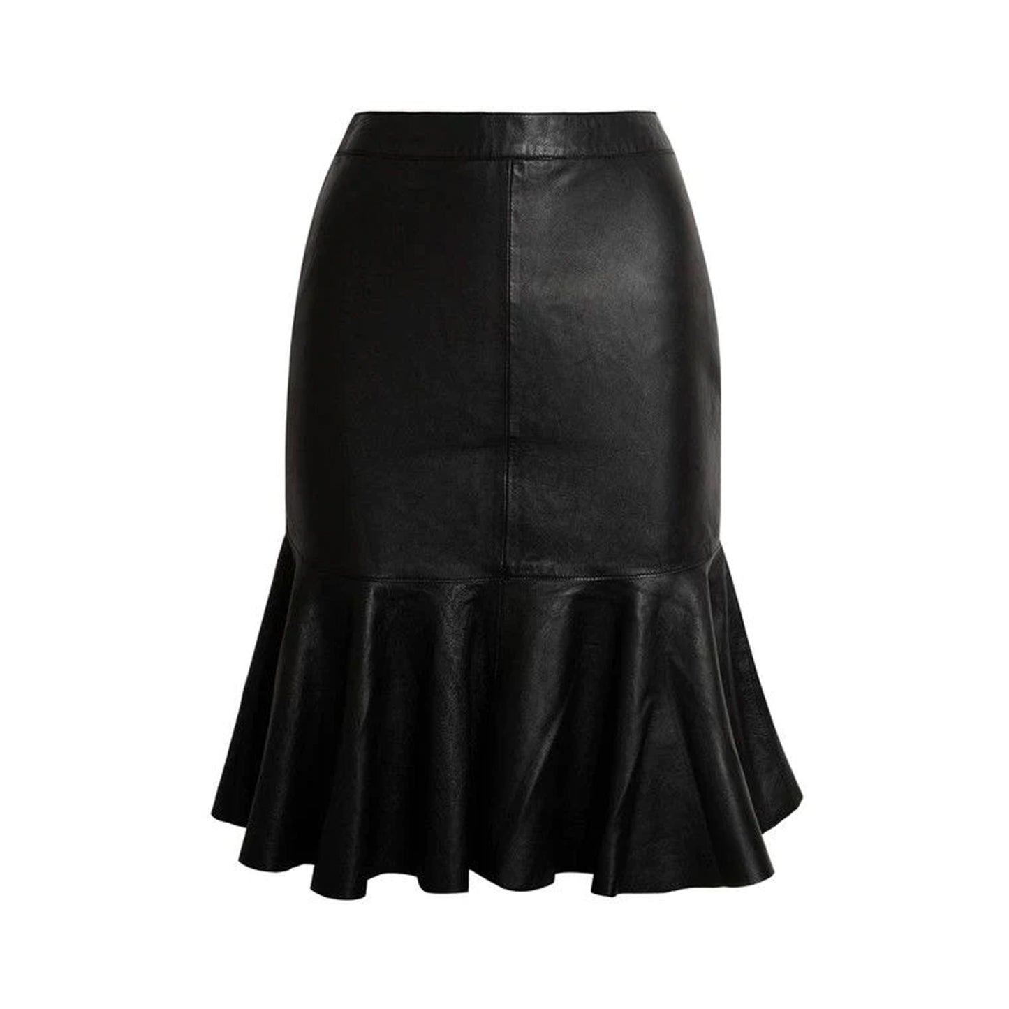 Load image into Gallery viewer, Iris &amp;amp; Ink Leather Fluted Skirt - NWT
