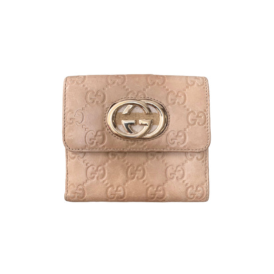 Gucci GG Beige Snap Wallet