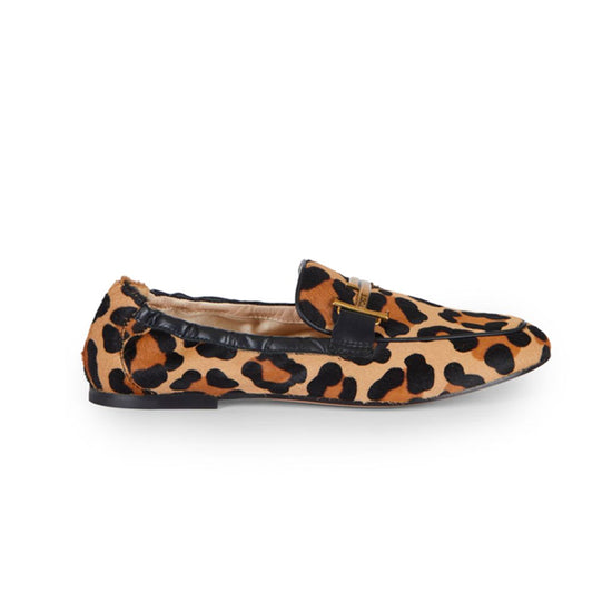 Load image into Gallery viewer, Tod&amp;#39;s Double T Leopard Print Loafers
