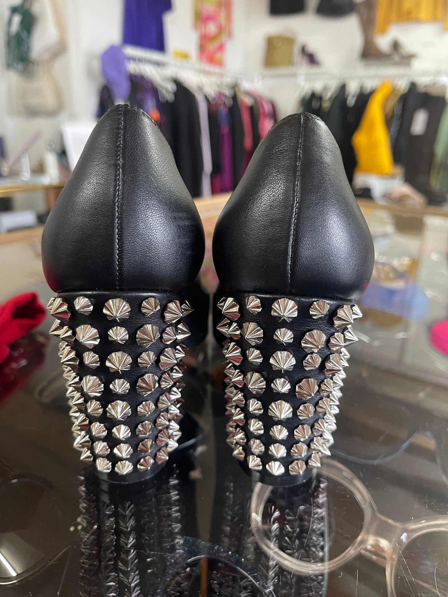 Load image into Gallery viewer, Christian Louboutin Stud Heel Pumps
