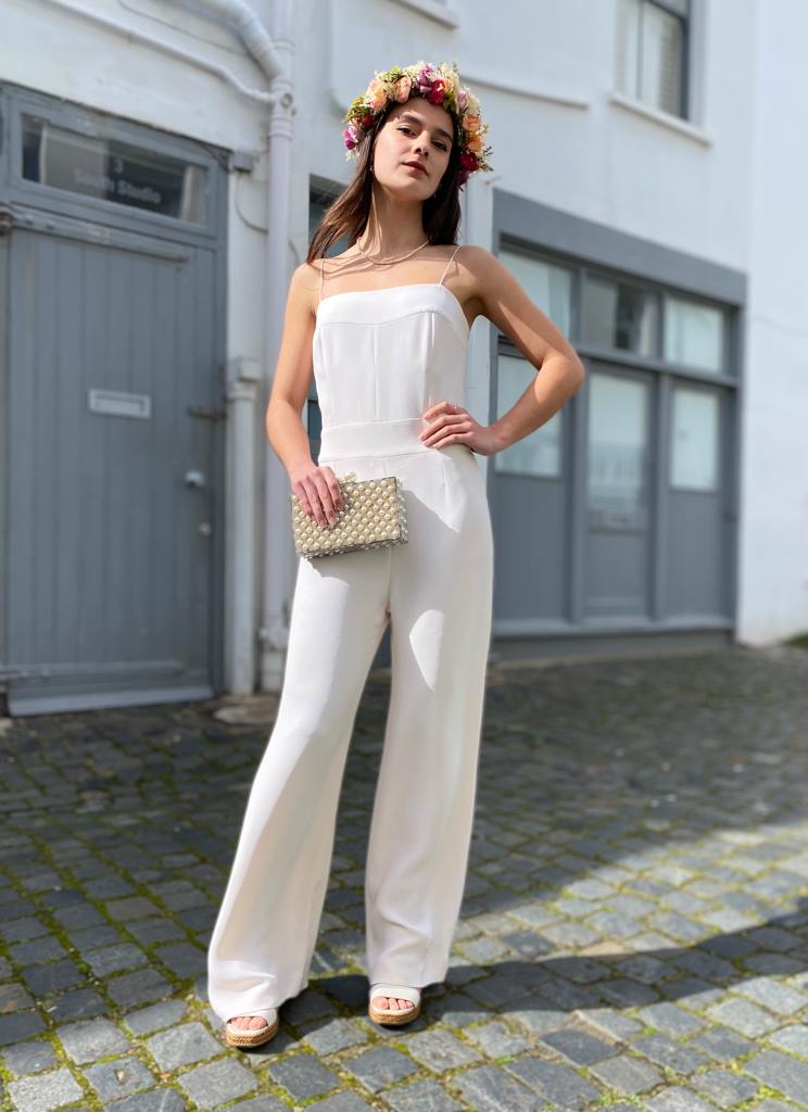 Chanel Ivory Jumpsuit