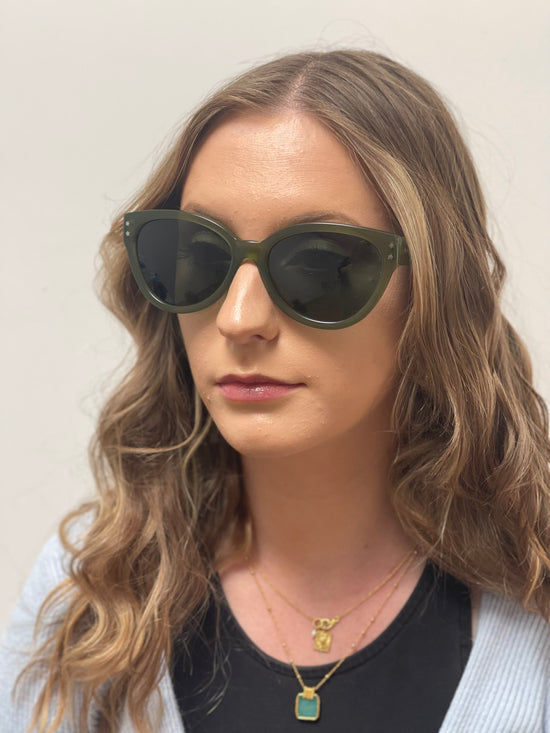Cutler & Gross Green Sunglasses