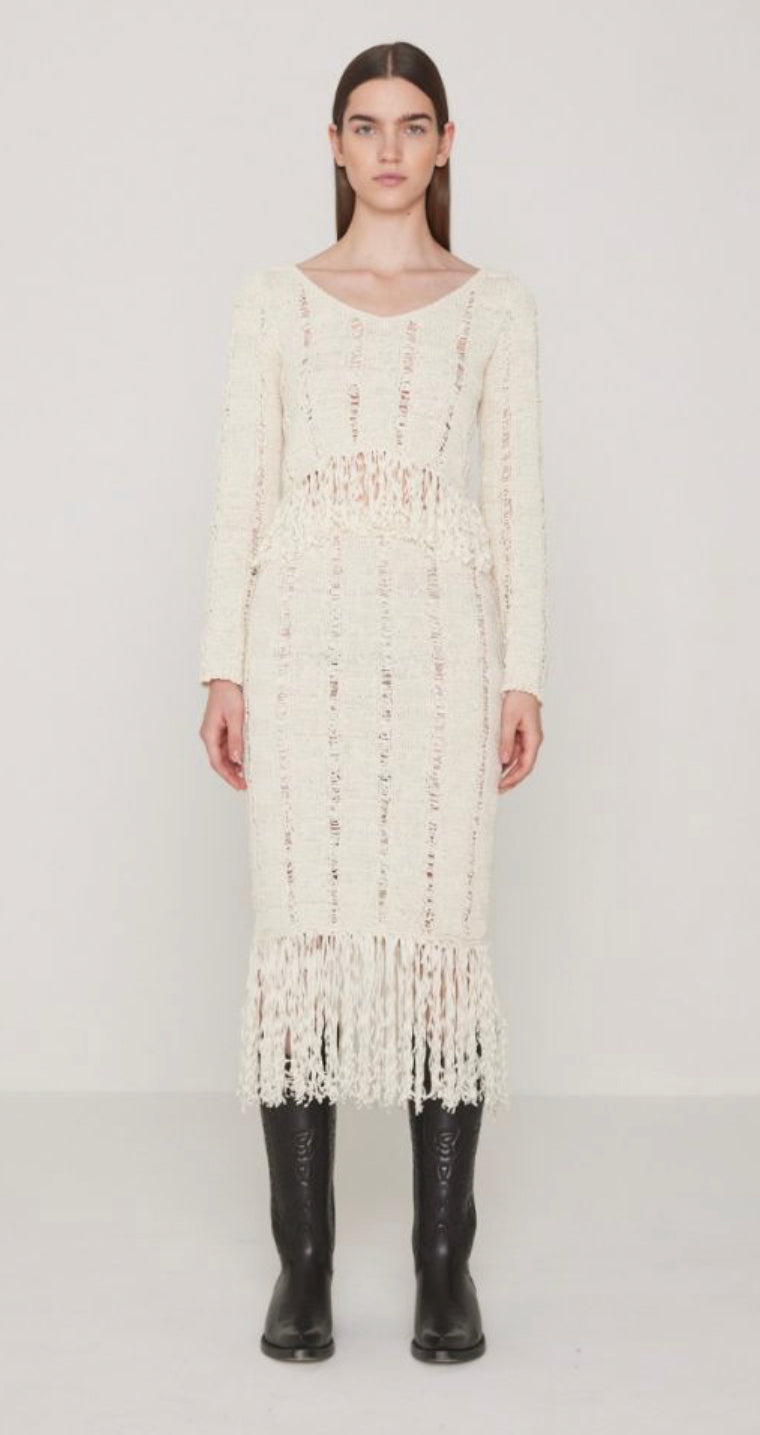 Remain Crochet Fringed Skirt - NWT