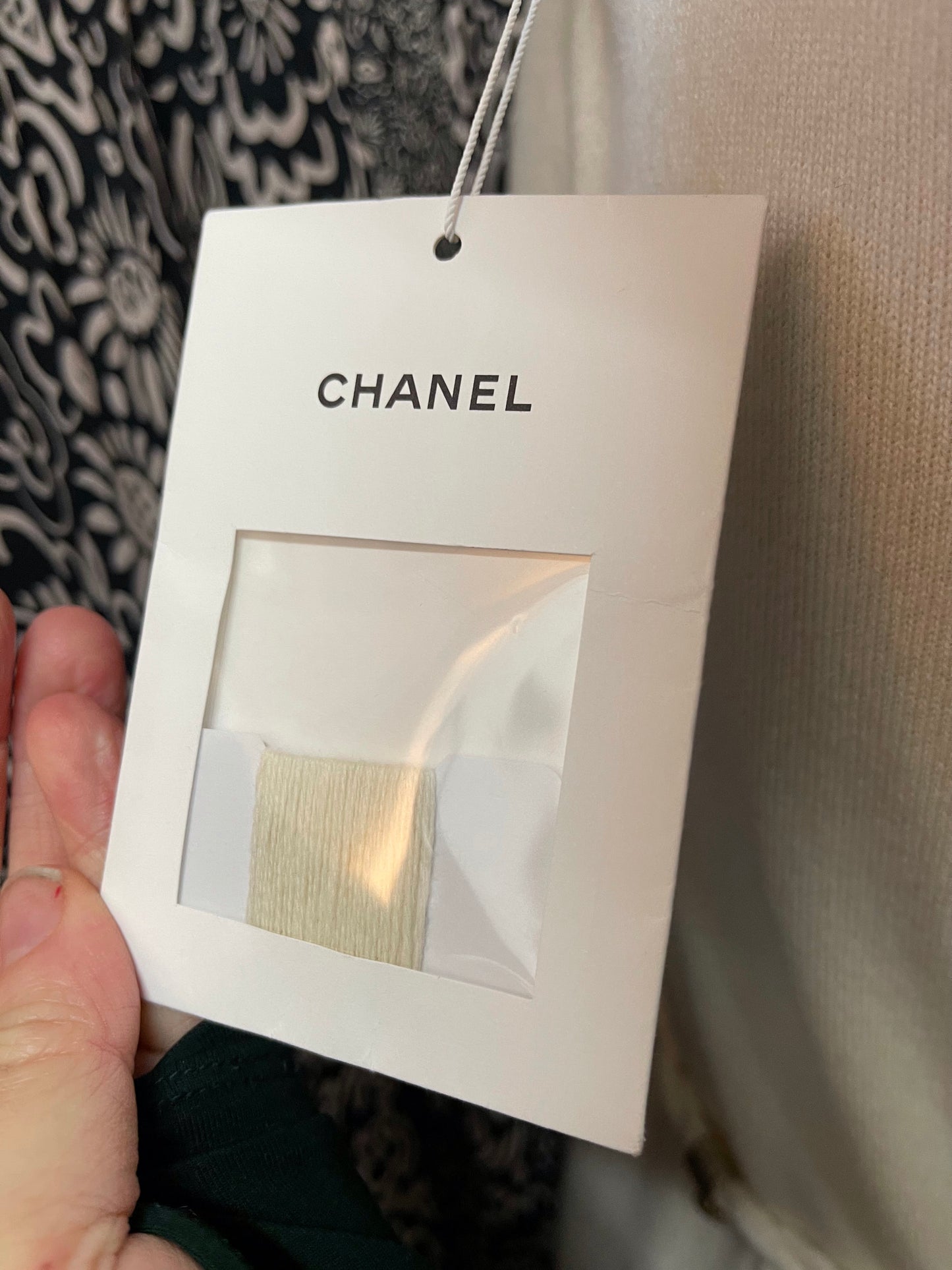Chanel Cream Cashmere Dress - NWT