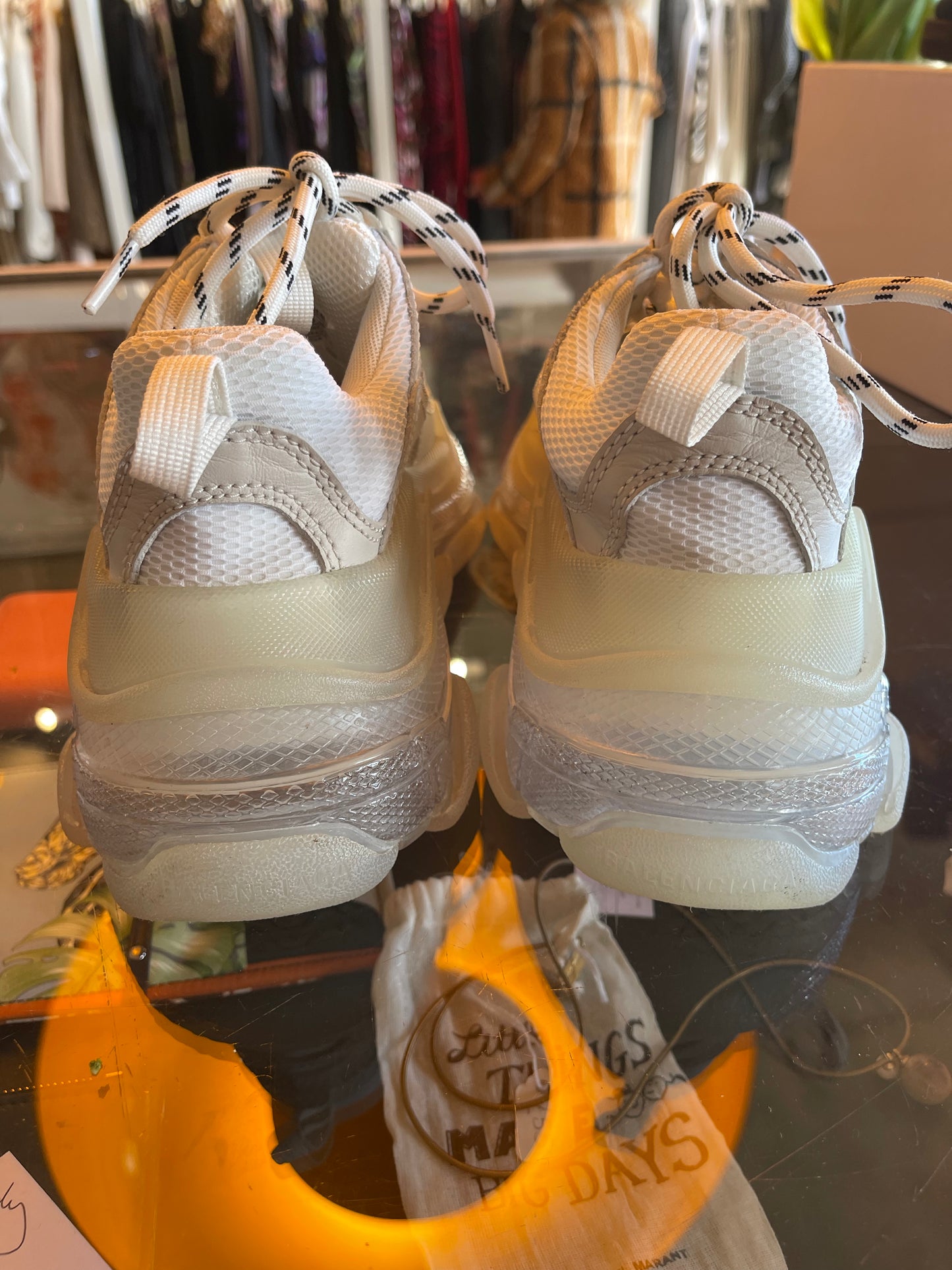 Balenciaga White Triple S Trainers ReBoundStore