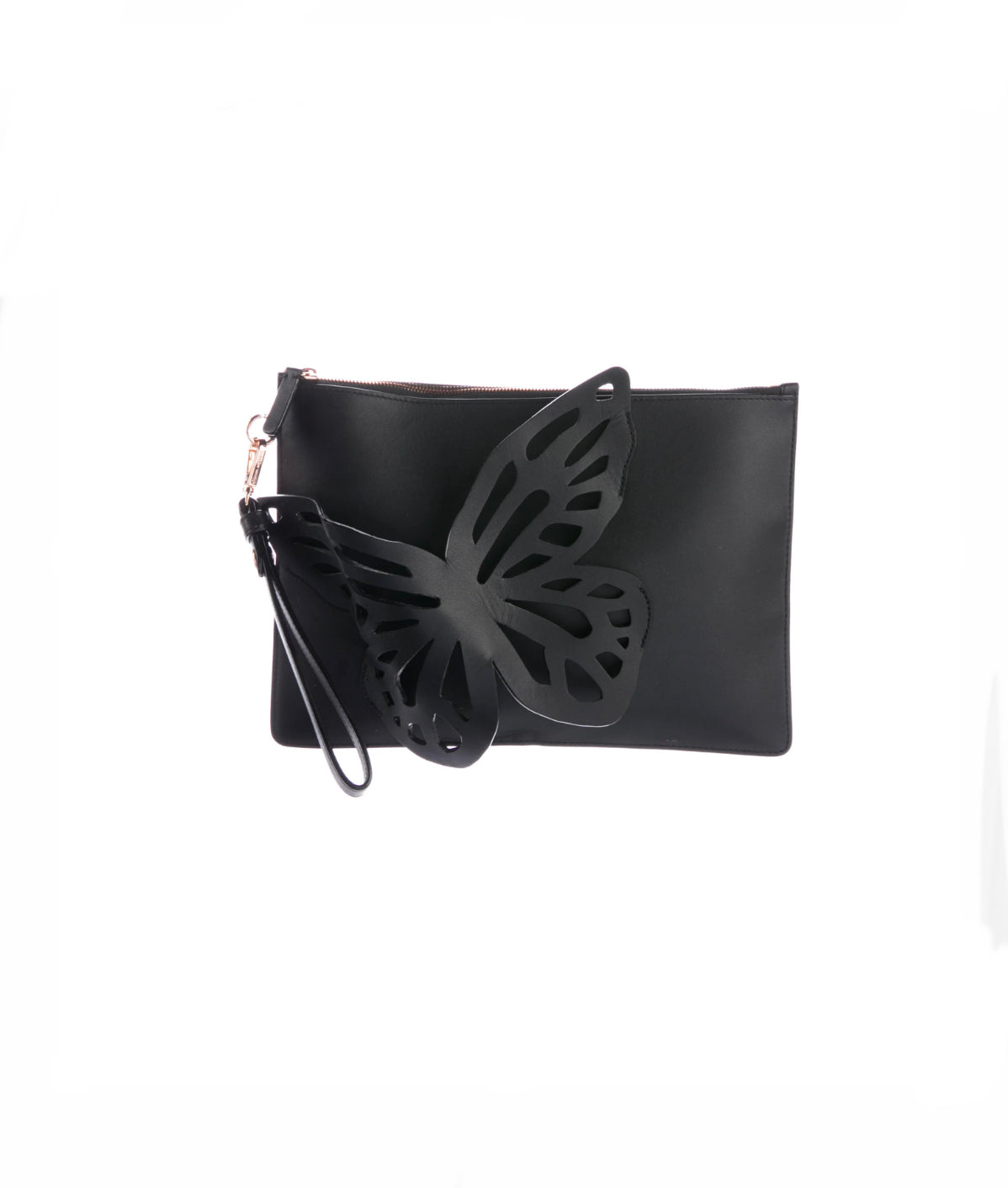 Load image into Gallery viewer, Sophia Webster Black Butterfly Clutch
