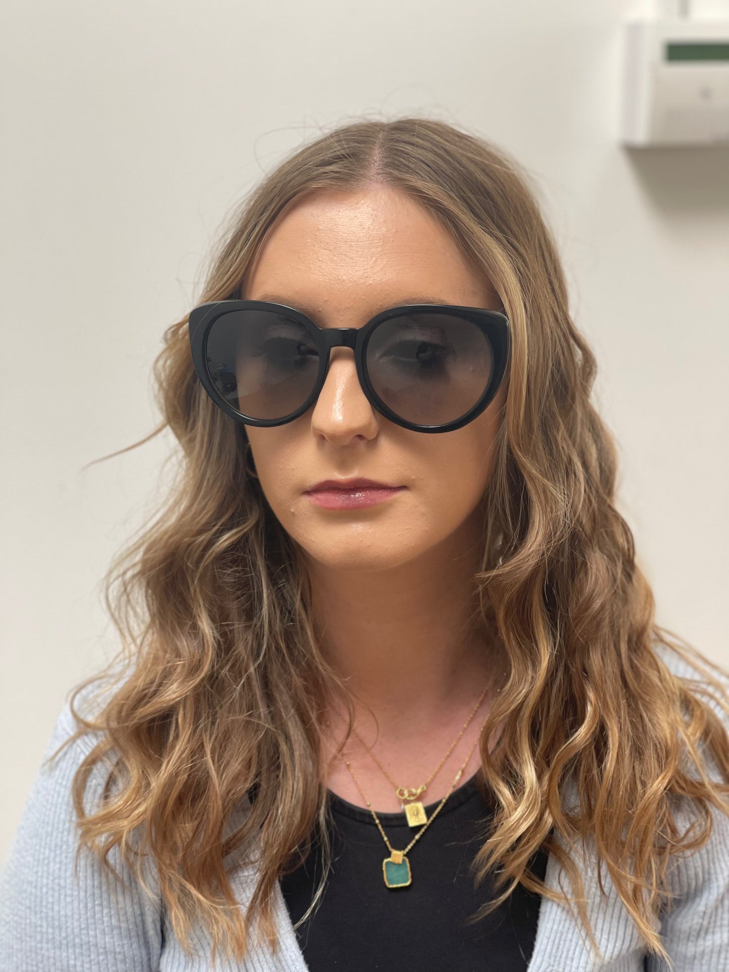 Cutler & Gross Black Oversized Sunglasses