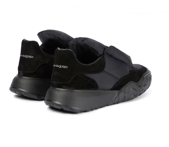Load image into Gallery viewer, Alexander McQueen Black Puff Trainers
