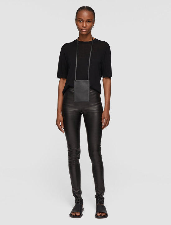 Load image into Gallery viewer, Joseph Black Leather Leggings
