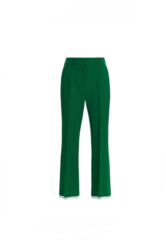 Essentiel Antwerp Green Flared Pants