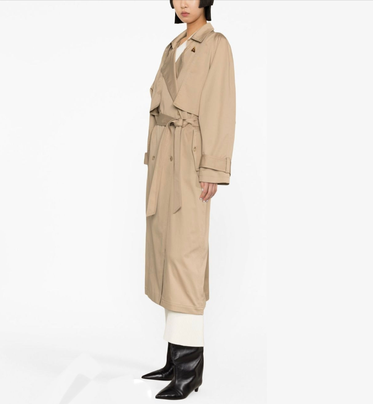 Aeron Natural Belted Trench - current season new