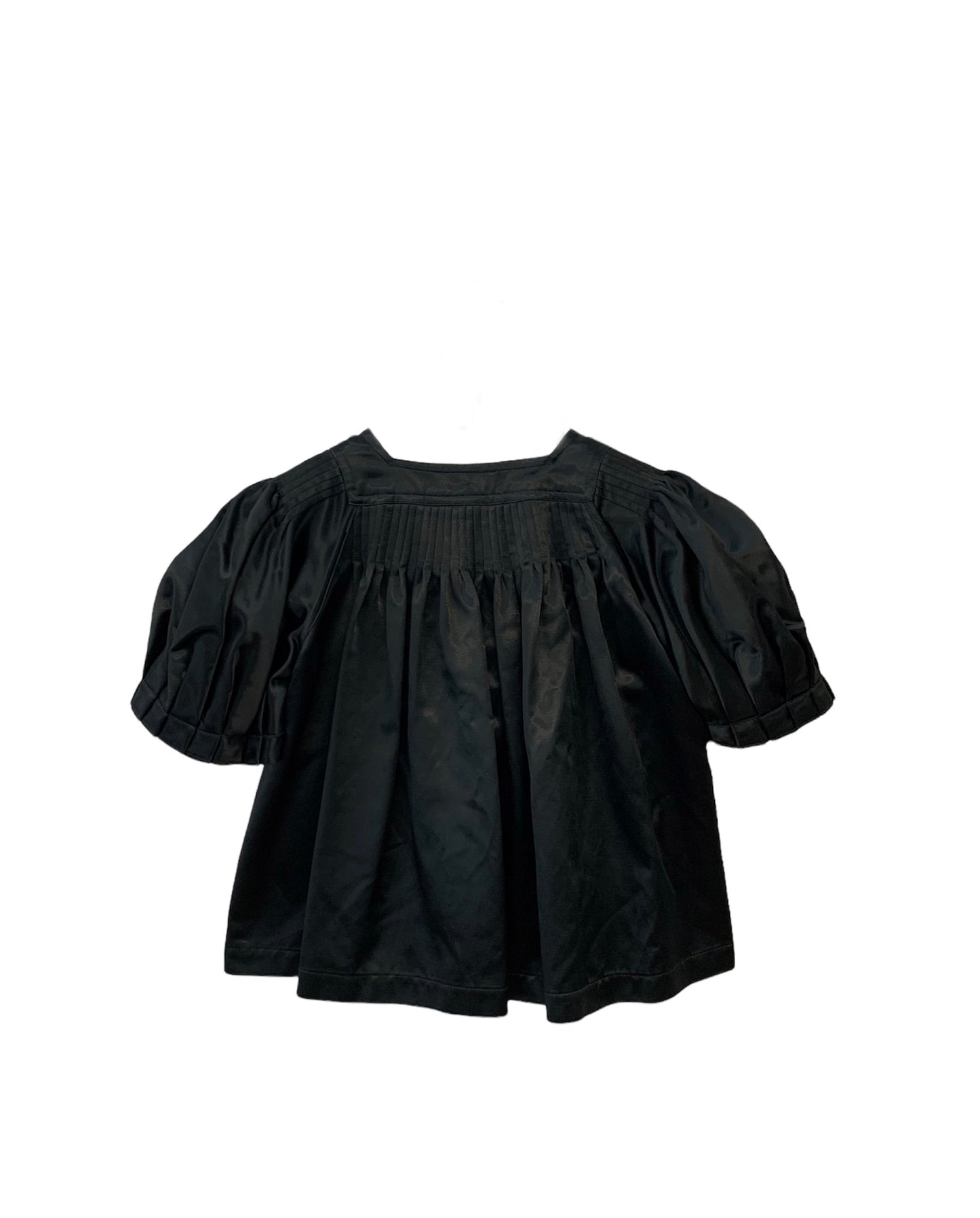 Load image into Gallery viewer, Vintage Ossie Clarke Black Satin Jacket Blouse
