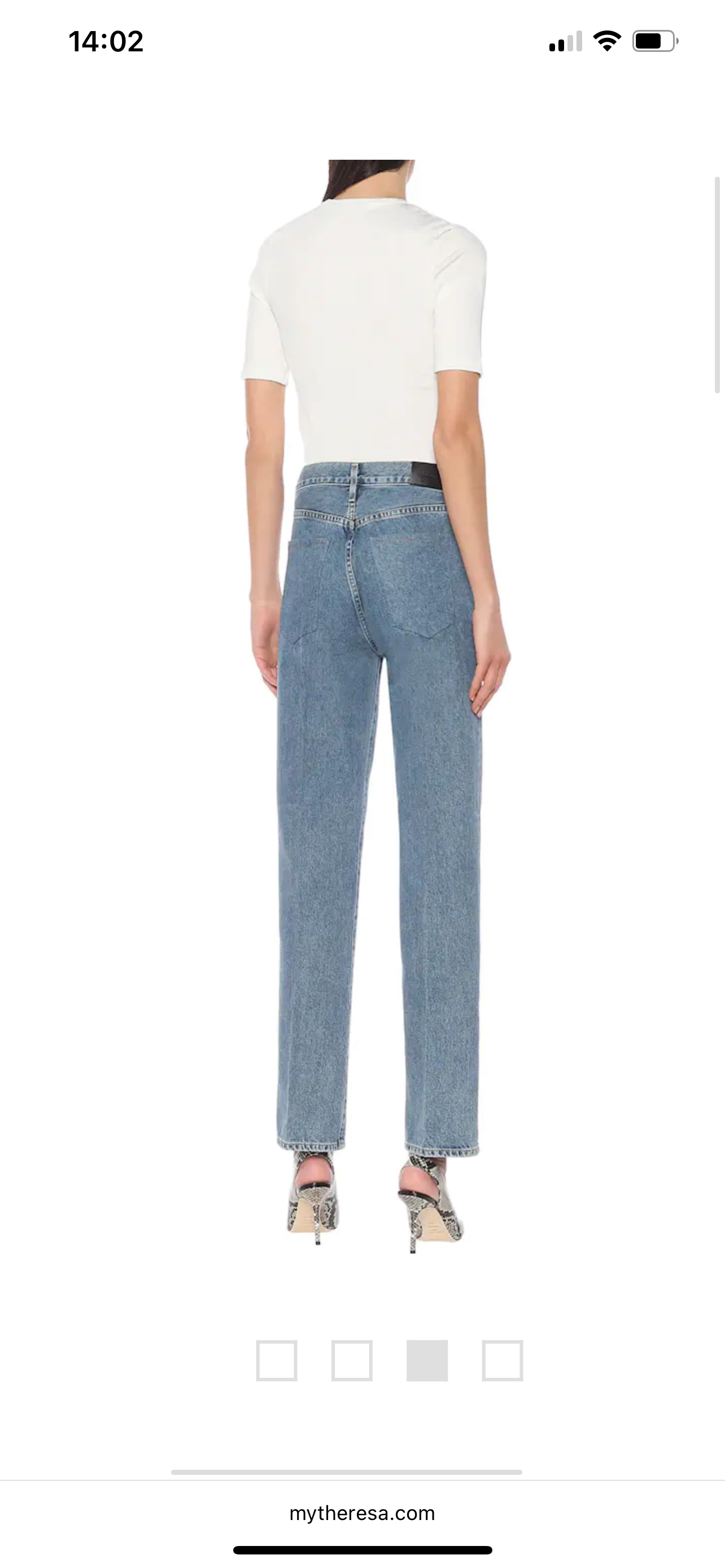 Load image into Gallery viewer, Goldsign High Rise Straight Jeans
