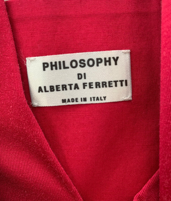 Philosophy Di Alberta Ferretti Red Dress