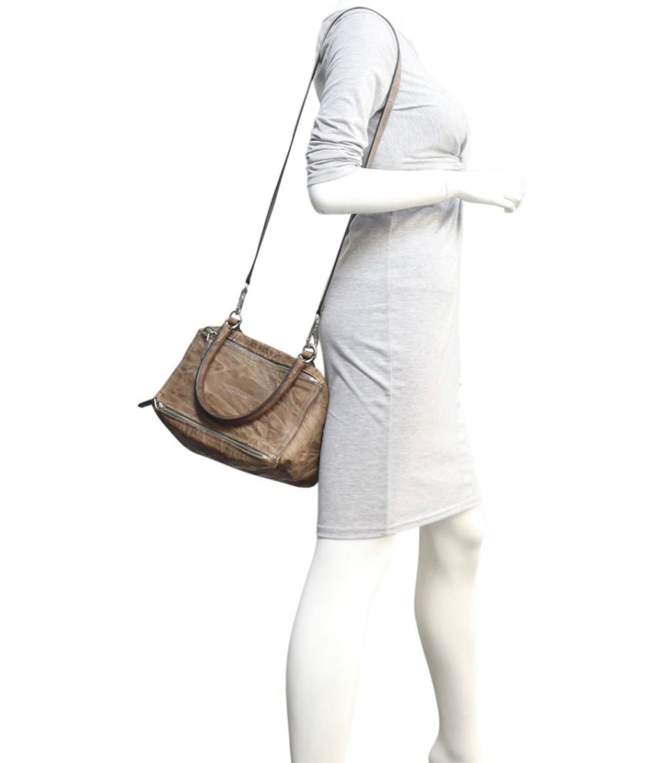 Givenchy Distressed Leather Pandora Bag