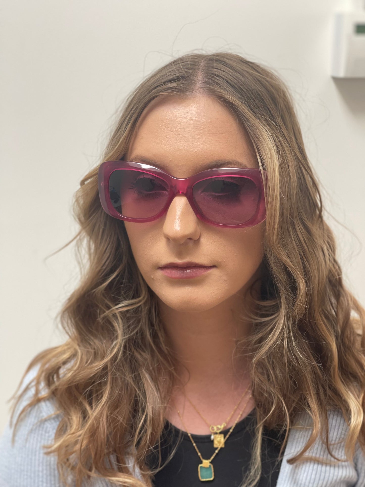 Cutler & Gross Pink Sunglasses