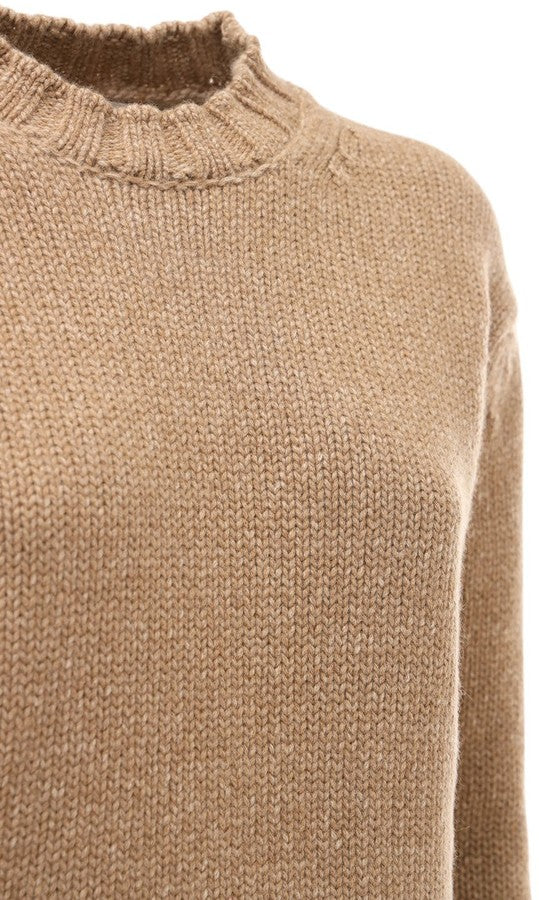 Victoria Beckham Wool & Cashmere Knit Crewneck Sweater